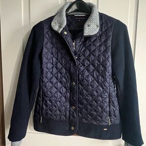 Tommy Hilfiger Navy Quilted Puffer Jacket